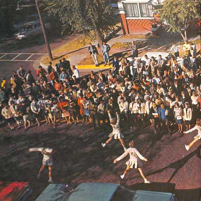 Pep rally in Dodge City in 1960s