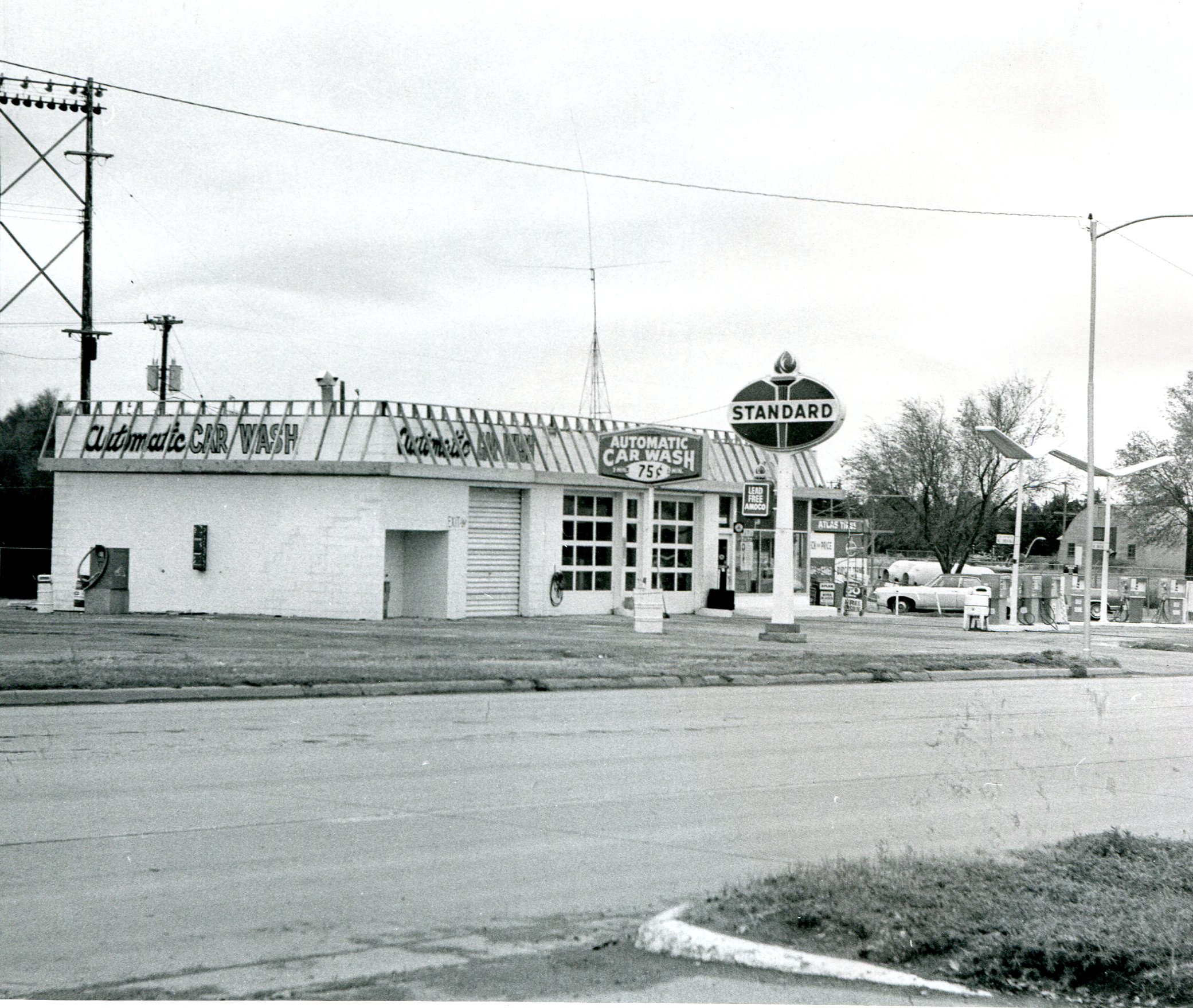 A Standard gas station had occupied this spot since 1920.