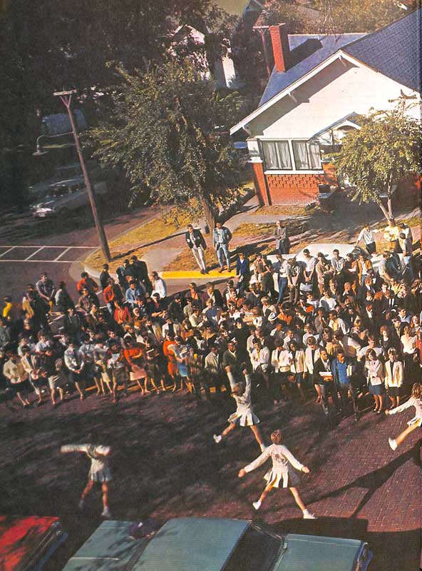 1960s pep rally at our N. Second Ave