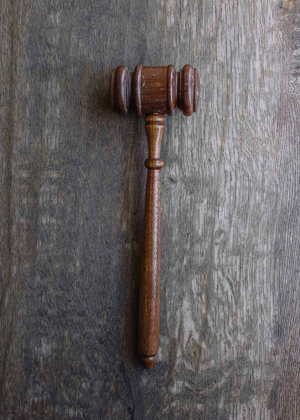 A judge's gavel