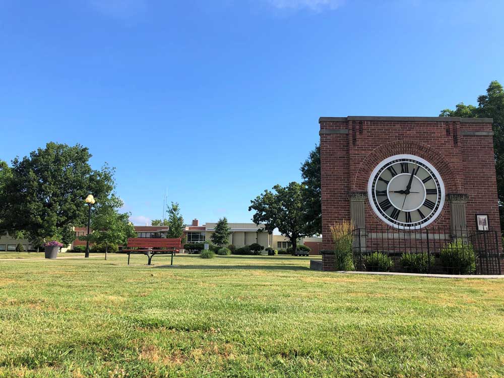 Community park in Iola, Kansas