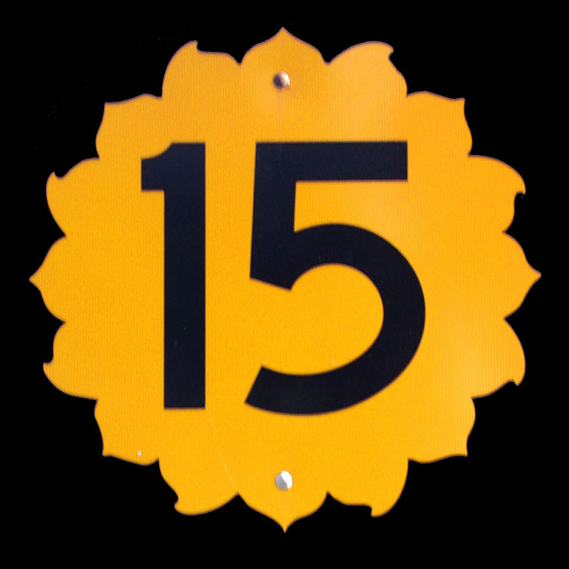 K-15 sign