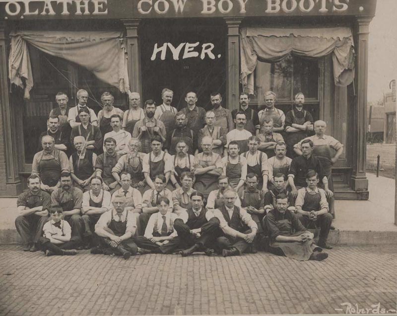Employees of Olathe Cow Boy Boots (a.k.a. Hyer Boot Company)